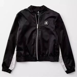 Converse Black and Silver Jacket 12-13 yrs old